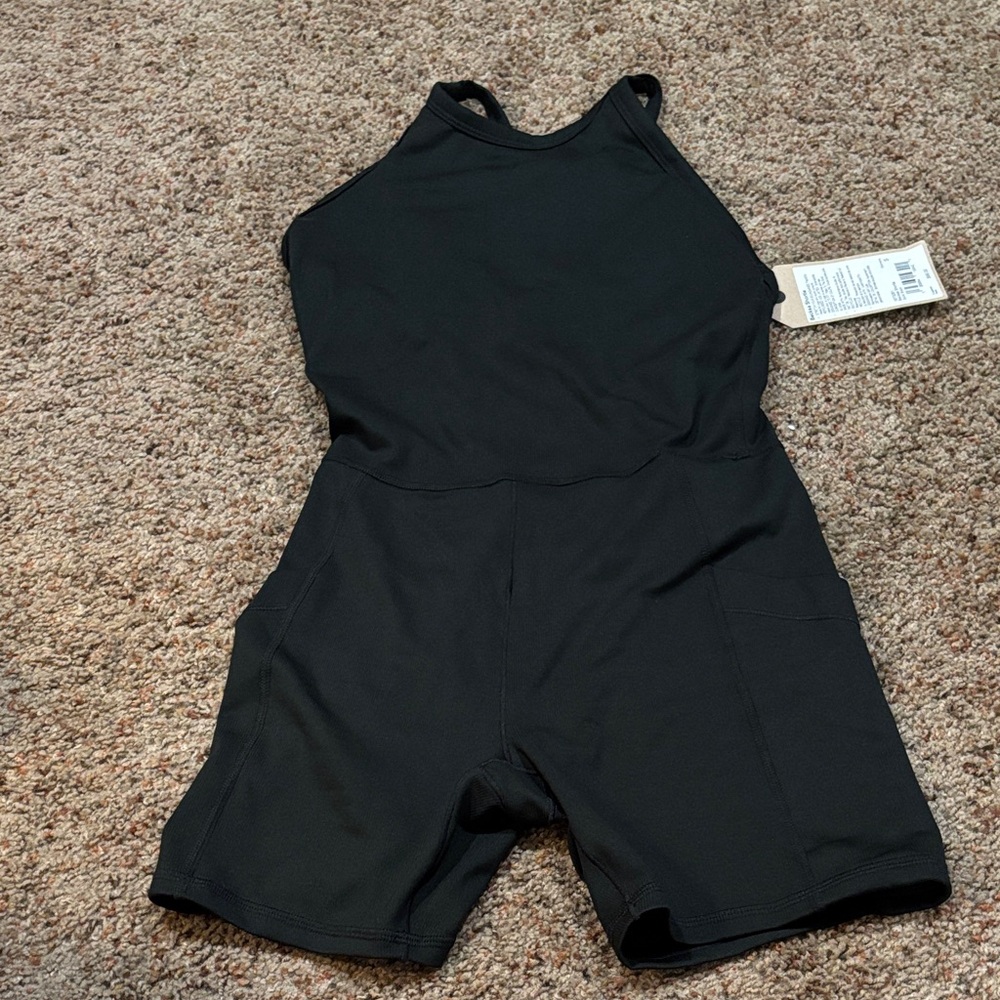 Prana Black Sleeveless Romper